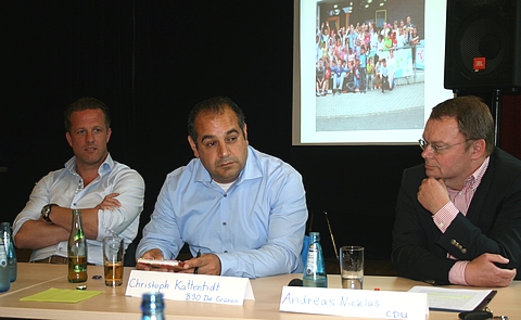 Podiumsdiskussion nach der Projektwoche