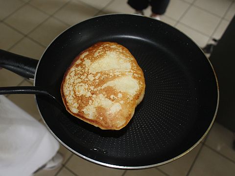 Apfelsnack aus der Pfanne